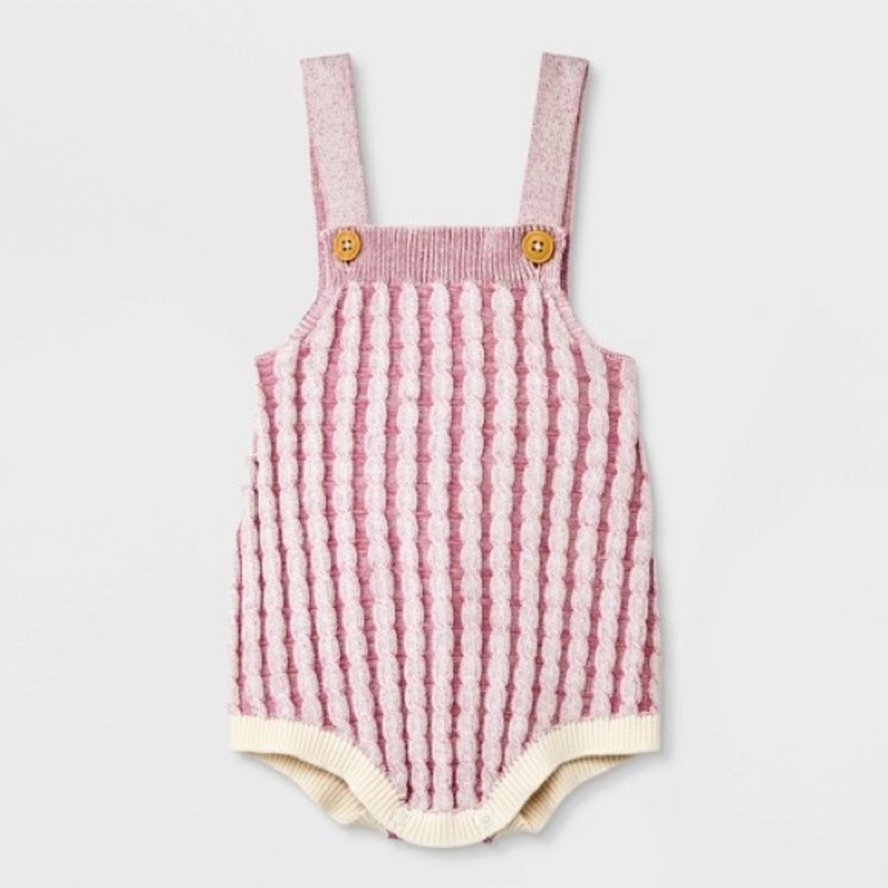 NWT Cat & Jack Baby Braided Cable Knit Sweater